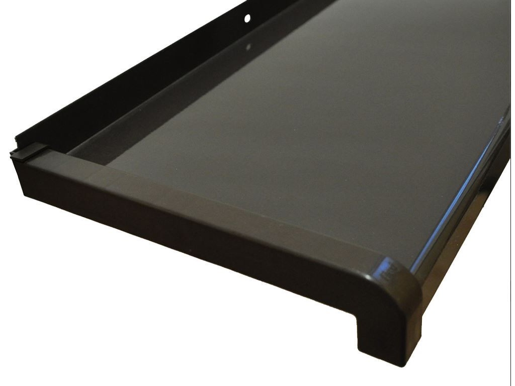 Parapet AL Hnědý na míru hloubka 320 mm